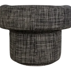 Fauteuil pivotant Maye Bow Gris