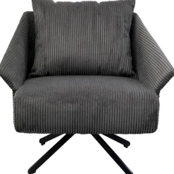 Fauteuil pivotant Milo gris