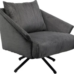 Fauteuil pivotant Milo gris