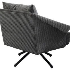 Fauteuil pivotant Milo gris