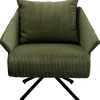 Fauteuil pivotant Milo vert