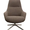 Fauteuil pivotant Mimi Mocca