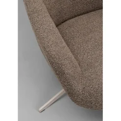 Fauteuil pivotant Mimi Mocca
