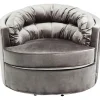 Fauteuil pivotant Music Hall gris