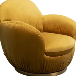 Fauteuil pivotant Nube jaune