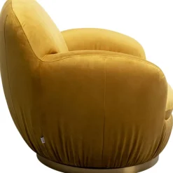 Fauteuil pivotant Nube jaune