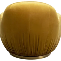 Fauteuil pivotant Nube jaune