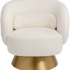 Fauteuil pivotant Orion blanc