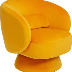 Fauteuil pivotant Orion jaune