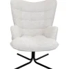 Fauteuil pivotant Oscar beige