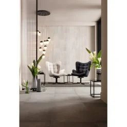 Fauteuil pivotant Oscar crème