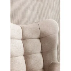 Fauteuil pivotant Oscar crème