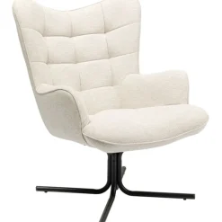 Fauteuil pivotant Oscar crème