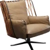 Fauteuil pivotant Paradiso marron