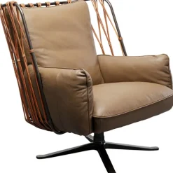 Fauteuil pivotant Paradiso marron
