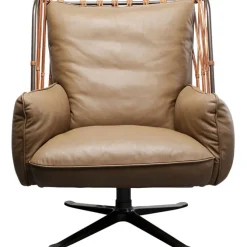 Fauteuil pivotant Paradiso marron