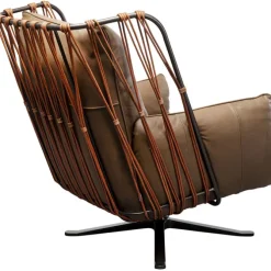 Fauteuil pivotant Paradiso marron