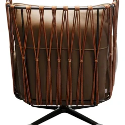 Fauteuil pivotant Paradiso marron