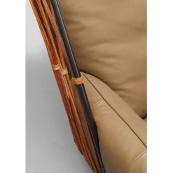 Fauteuil pivotant Paradiso marron