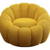 Fauteuil pivotant Peppo Bloom jaune