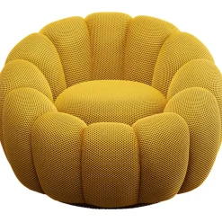 Fauteuil pivotant Peppo Bloom jaune