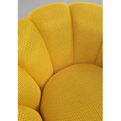 Fauteuil pivotant Peppo Bloom jaune