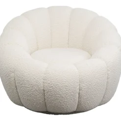 Fauteuil pivotant Peppo Bloom blanc