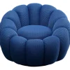 Fauteuil pivotant Peppo Bloom bleu