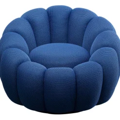 Fauteuil pivotant Peppo Bloom bleu