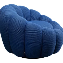 Fauteuil pivotant Peppo Bloom bleu