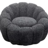 Fauteuil pivotant Peppo Bloom Melange noir