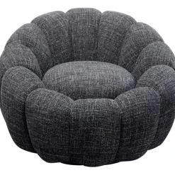 Fauteuil pivotant Peppo Bloom Melange noir