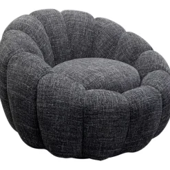 Fauteuil pivotant Peppo Bloom Melange noir
