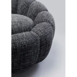 Fauteuil pivotant Peppo Bloom Melange noir