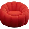 Fauteuil pivotant Peppo Bloom rouge