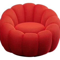 Fauteuil pivotant Peppo Bloom rouge