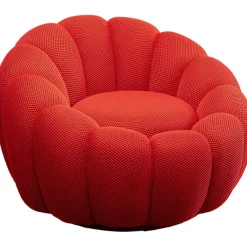 Fauteuil pivotant Peppo Bloom rouge