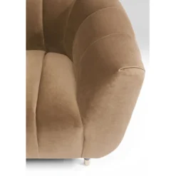 Fauteuil Spectra velours marron