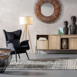 Fauteuil Tudor Velvet noir