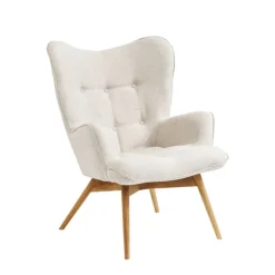 Fauteuil Vicky écru