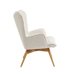 Fauteuil Vicky écru