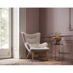 Fauteuil Vicky gris