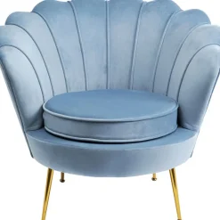 Fauteuil Water Lily doré or aqua