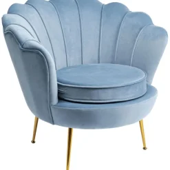 Fauteuil Water Lily doré or aqua