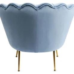 Fauteuil Water Lily doré or aqua