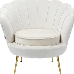 Fauteuil Water Lily doré-beige
