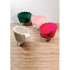 Fauteuil Water Lily doré-beige