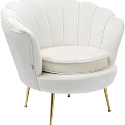 Fauteuil Water Lily doré-beige