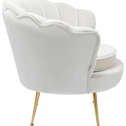 Fauteuil Water Lily doré-beige