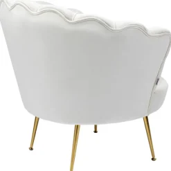 Fauteuil Water Lily doré-beige